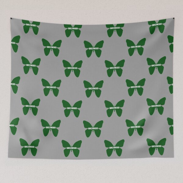 Item preview, Birchwood Camp Letters Inside Green Monarch Butterfly designed and sold by byemma.