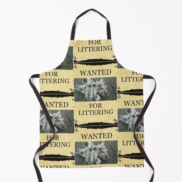 Item preview, Wanted For Littering Poster designed and sold by DTEH.