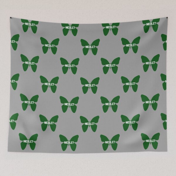 Item preview, Nicolet Camp Letters Inside Green Monarch Butterfly designed and sold by byemma.