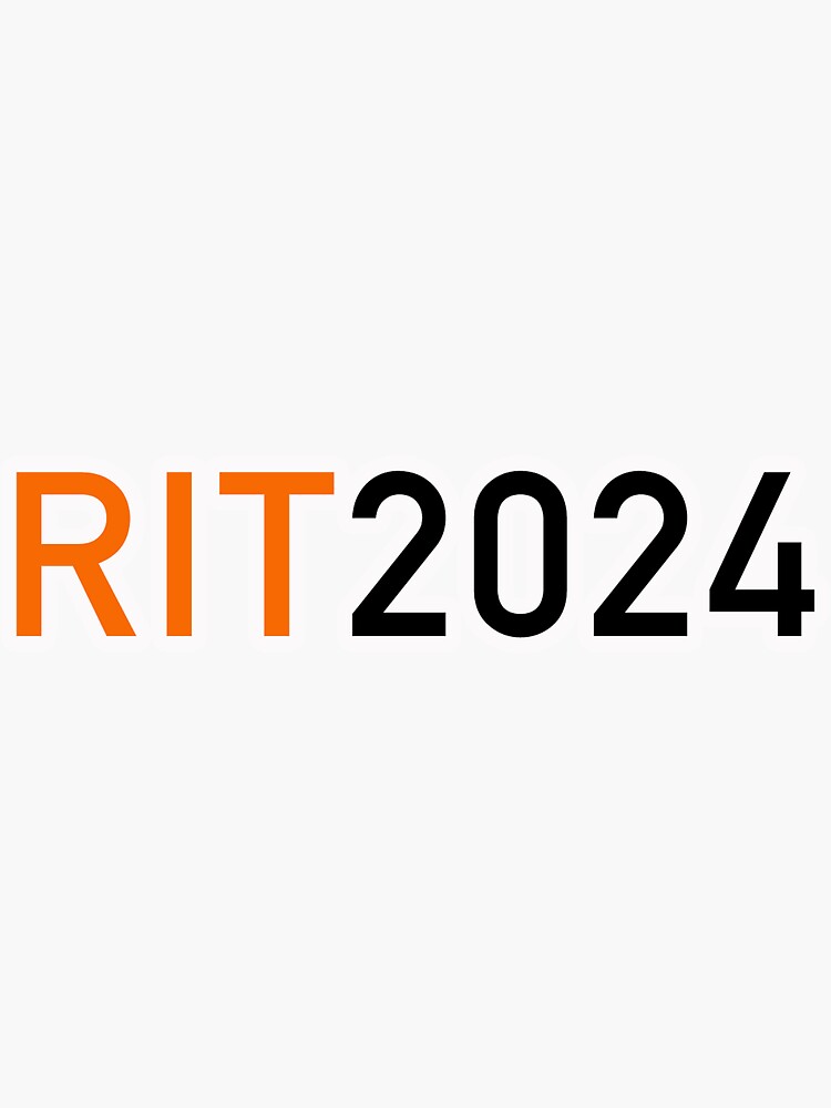 "RIT 2024" Sticker by kaitlinurbanik | Redbubble