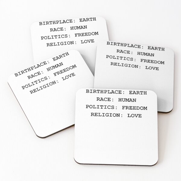 Item preview, Birthplace Earth Race Human Politics Freedom Religion Love designed and sold by House Sparrow.