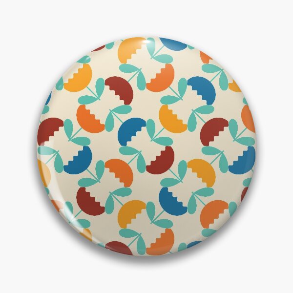 Item preview, Retro Colored Tulip Pattern designed and sold by kjeppson.