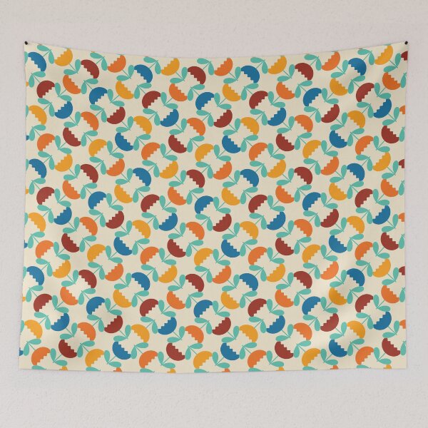 Item preview, Retro Colored Tulip Pattern designed and sold by kjeppson.
