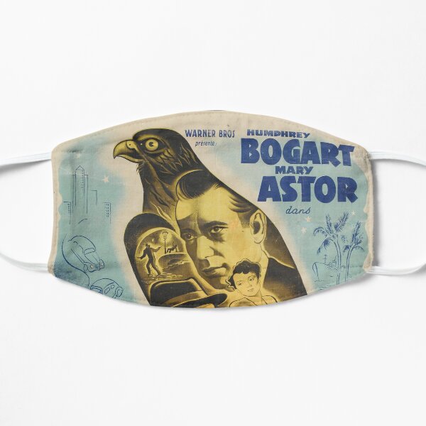 Vintage The Maltese Falcon 1941 French Grande Movie Poster Print. Mask