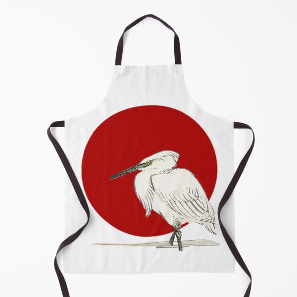 Item preview, Japanese Flag - Snowy Egret designed and sold by weavernap.