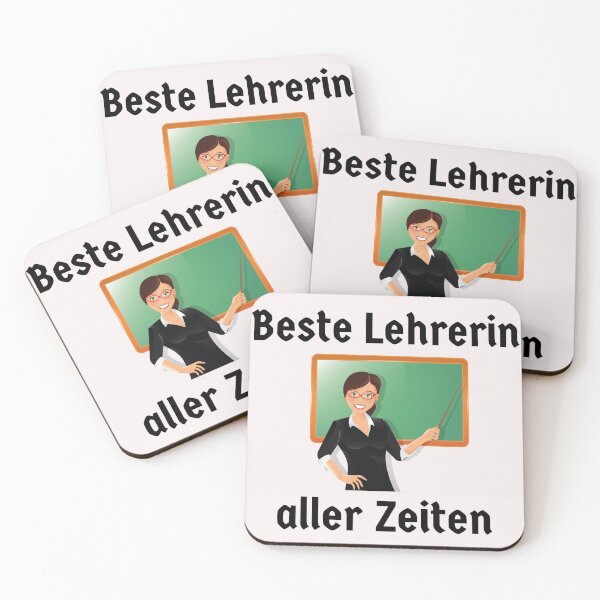 Item preview, Beste Lehrerin aller Zeiten - Best Teacher of all time - German Female designed and sold by Time4German.