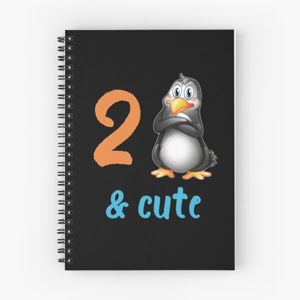 Item preview, Kids Cute Penguin 2nd Birthday Gift 2 Year Old Bday Party Outfit designed and sold by FunnySunny T-Shirts.