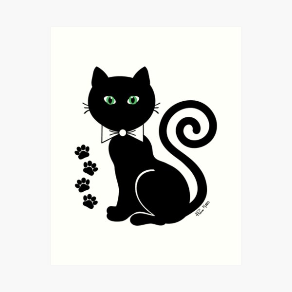 Chat Noir Paw Wall Art Redbubble