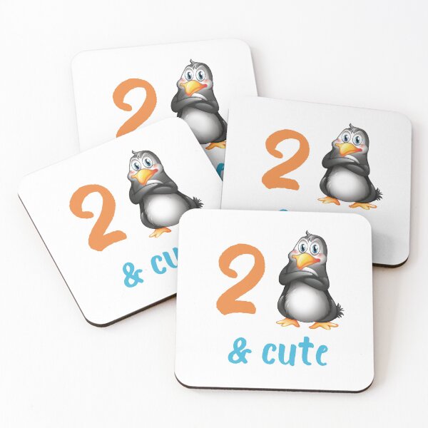 Item preview, Kids Cute Penguin 2nd Birthday Gift 2 Year Old Bday Party Outfit designed and sold by FunnySunny T-Shirts.