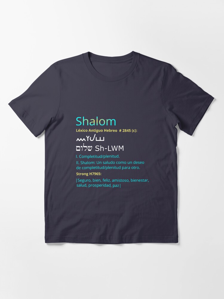 Shalom definition Poster for Sale by ThirdSkyAngel