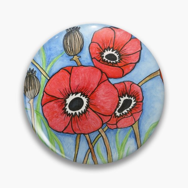 Item preview, Red Poppy Watercolor designed and sold by Ordesign.