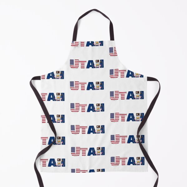 Item preview, Utah State Flag/ American Flag designed and sold by ElevenGraphics.