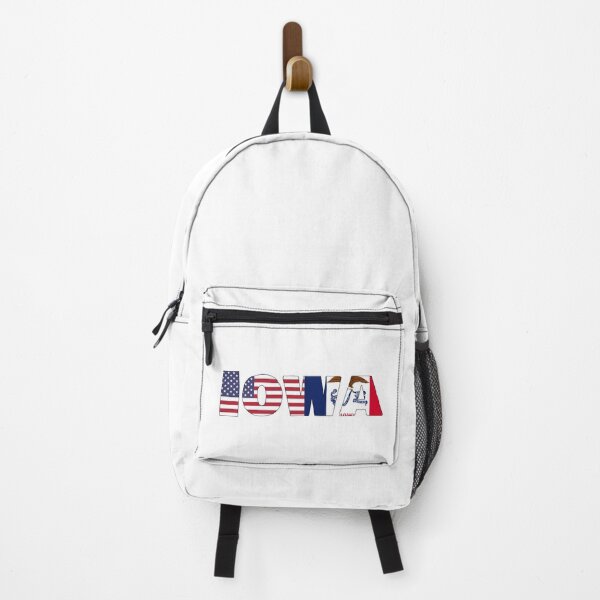 Item preview, Iowa State Flag/ American Flag designed and sold by ElevenGraphics.