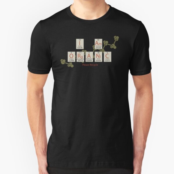 I am Organic - Please Recycle Slim Fit T-Shirt