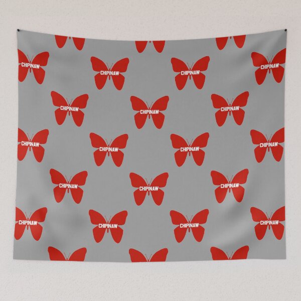Item preview, Chipinaw Camp Letters Inside Red Monarch Butterfly designed and sold by byemma.