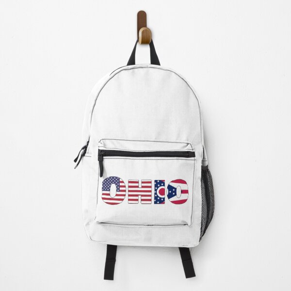Item preview, Ohio State Flag/ American Flag designed and sold by ElevenGraphics.