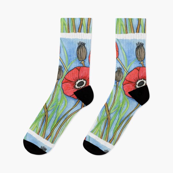 Item preview, Red Poppy Watercolor designed and sold by Ordesign.
