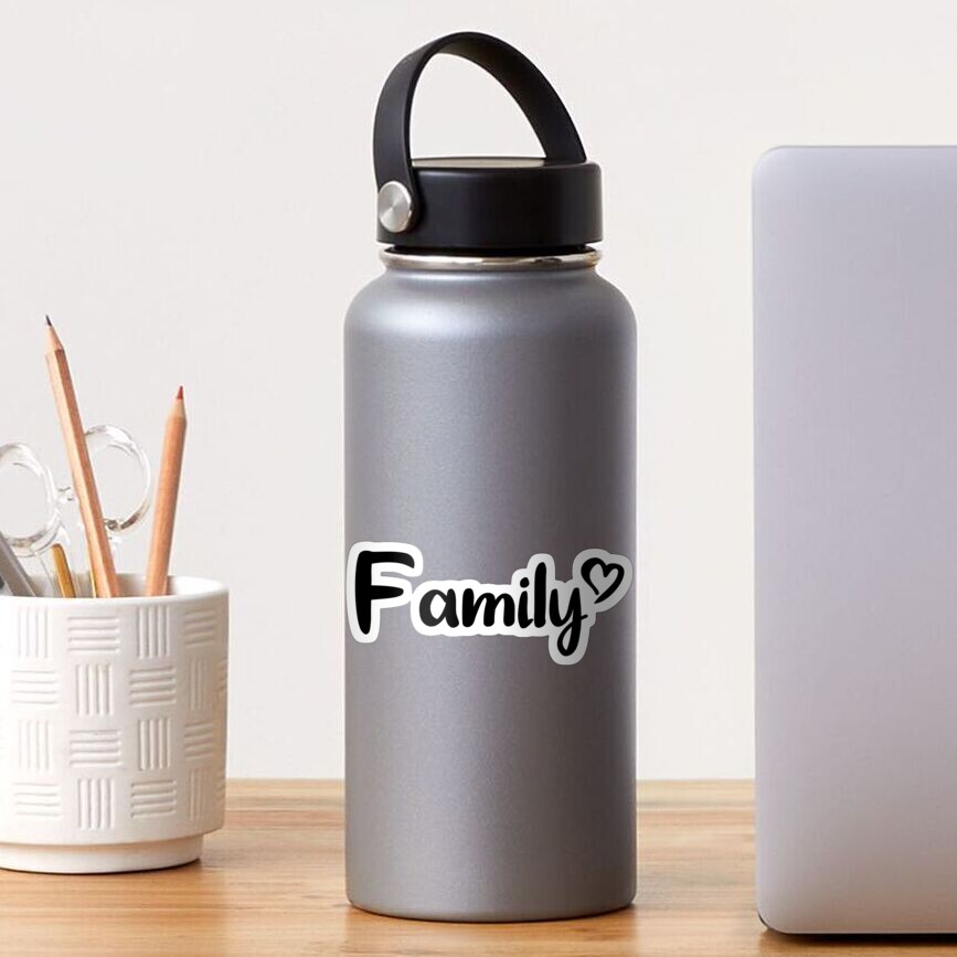 Heart Family Sticker