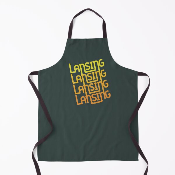 Item preview, Lansing - Retro Skewed Repeating in Sunset designed and sold by thesadsquatch.