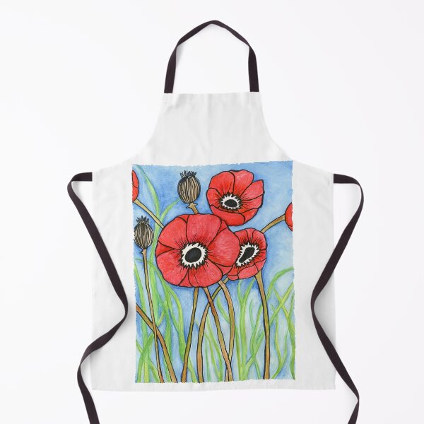 Item preview, Red Poppy Watercolor designed and sold by Ordesign.