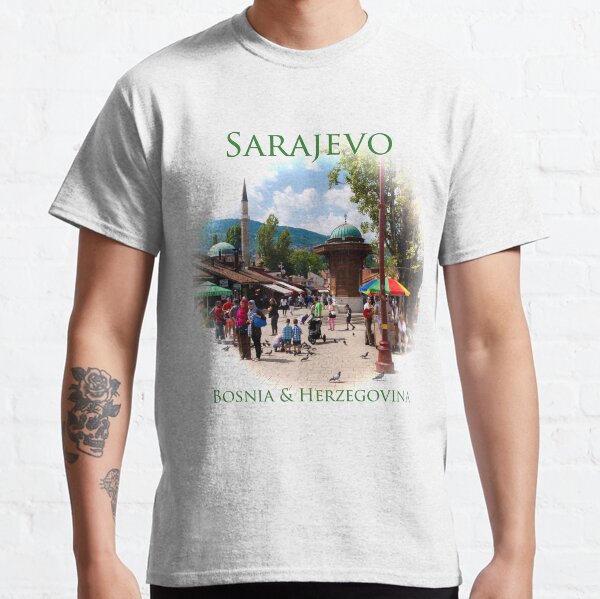 Sarajevo, Bosnia & Herzegovina: Pigeon Square Classic T-Shirt