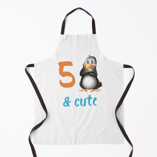 Item preview, Kids Cute Penguin 5th Birthday Gift 5 Year Old Bday Party Outfit designed and sold by FunnySunny T-Shirts.