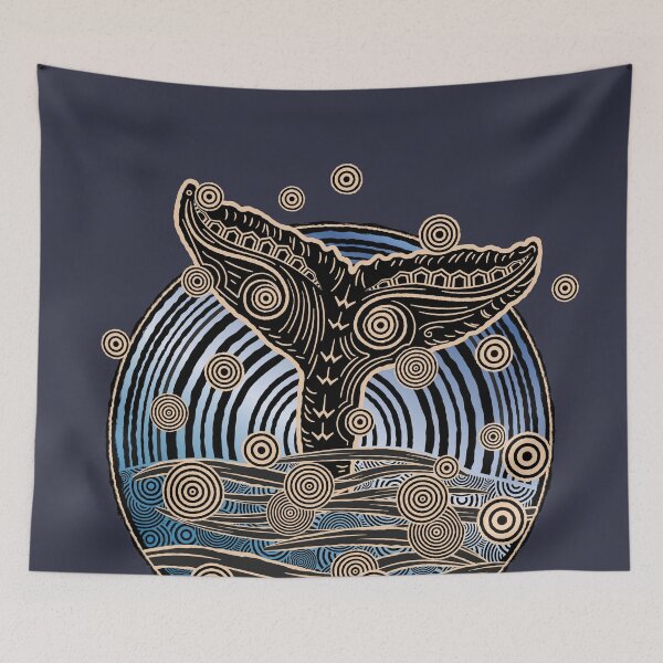 Item preview, Vintage Whales Tail designed and sold by sunnthreads.