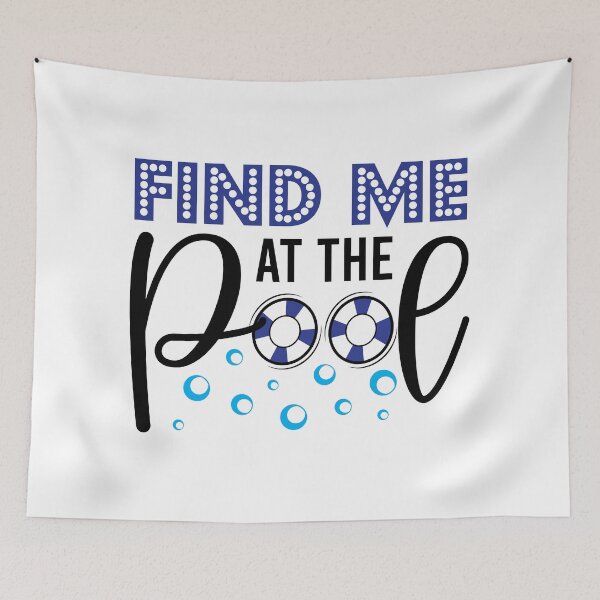 Item preview, Swimmer Quote :Find me at the Pool  designed and sold by remonss.