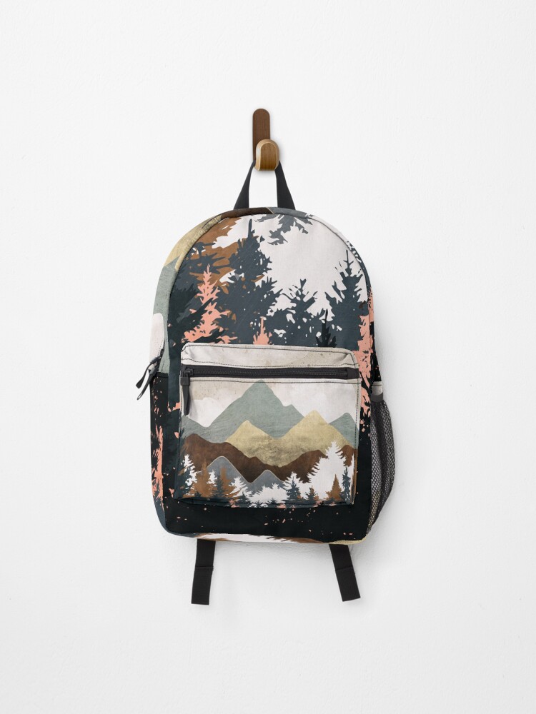 Thumbnail 1 of 3, Backpack, Forest View designed and sold by spacefrogdesign.