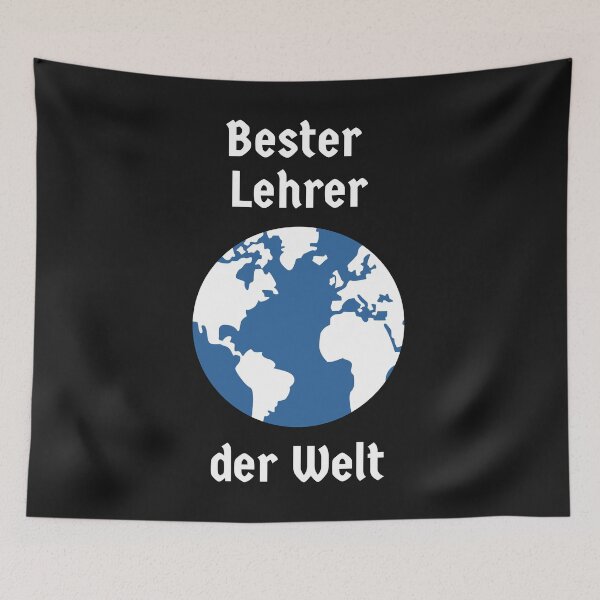 Item preview, German Male Bester Lehrer der Welt - Best Teacher in the World designed and sold by Time4German.