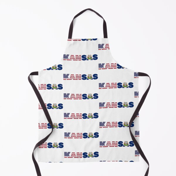 Item preview, Kansas State Flag/ American Flag designed and sold by ElevenGraphics.