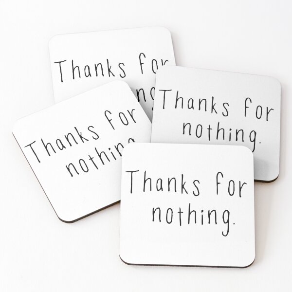 Item preview, Thanks for Nothing designed and sold by YouCheekyCow.
