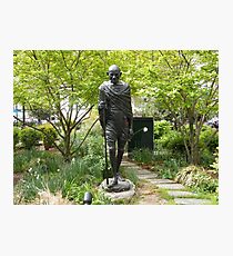 Gandhi Statue, Union Square Park, New York City Photographic Print