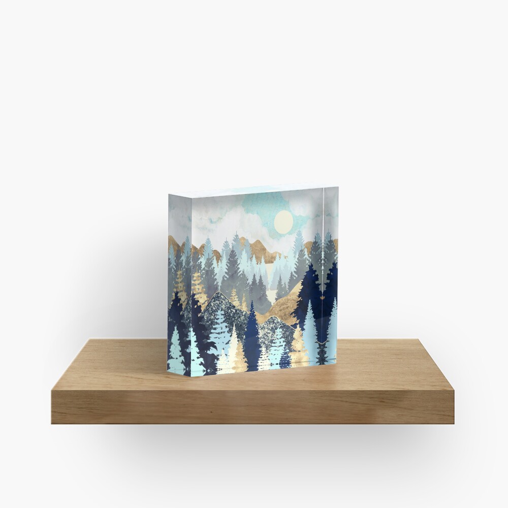 Forest Vista Acrylic Block