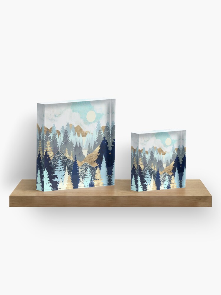 Alternate view of Forest Vista Acrylic Block