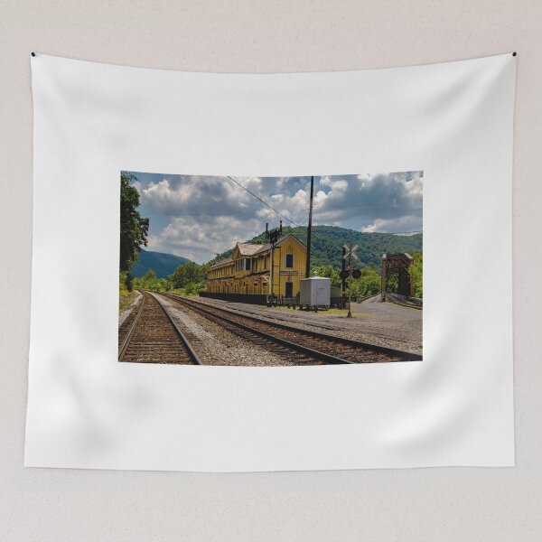 Item preview, Thurmond Train Station in Autumn designed and sold by nbrandsberg.