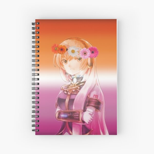 Megurine Luka Lesbian Pride Spiral Notebook
