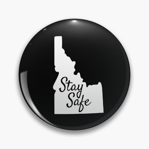 Item preview, Stay Safe Idaho - State Map Mask designed and sold by aheartin2places.