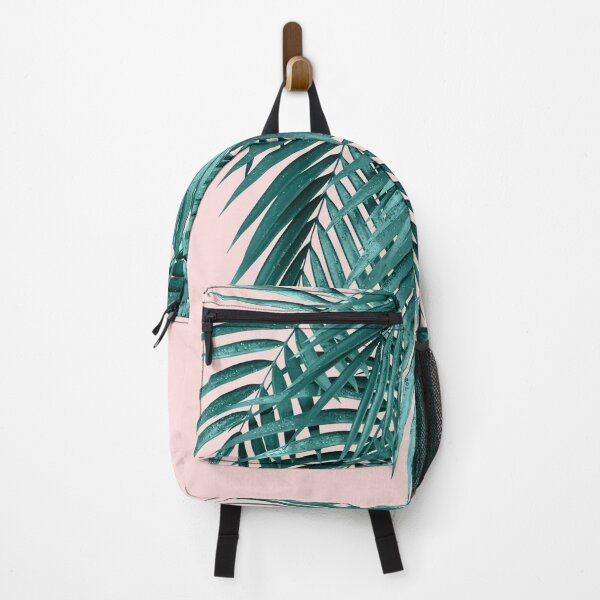 Vista previa del artículo con la obra «Palm Leaves Blush Vibes # 1 #trópico #decor #arte», diseñado y vendido por Anita's & Bella's Art.