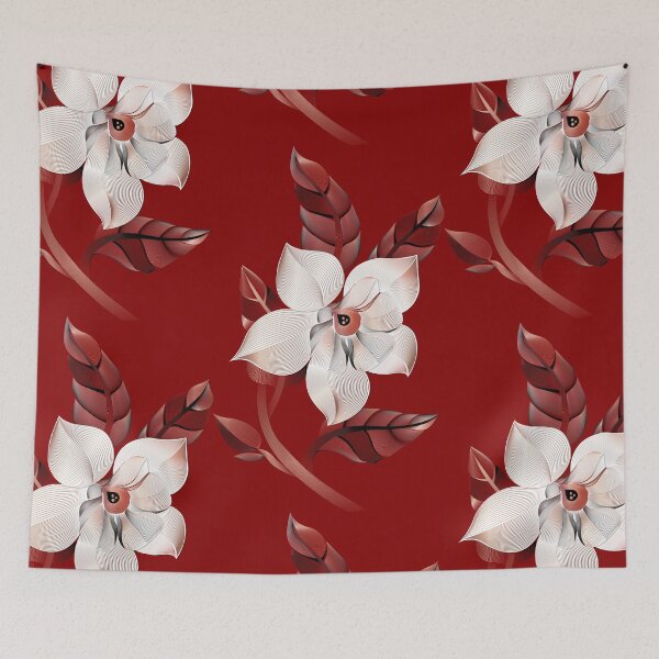 Item preview, Linocut Gold Rose Flower in a Modern Second Look designed and sold by Nobiya.