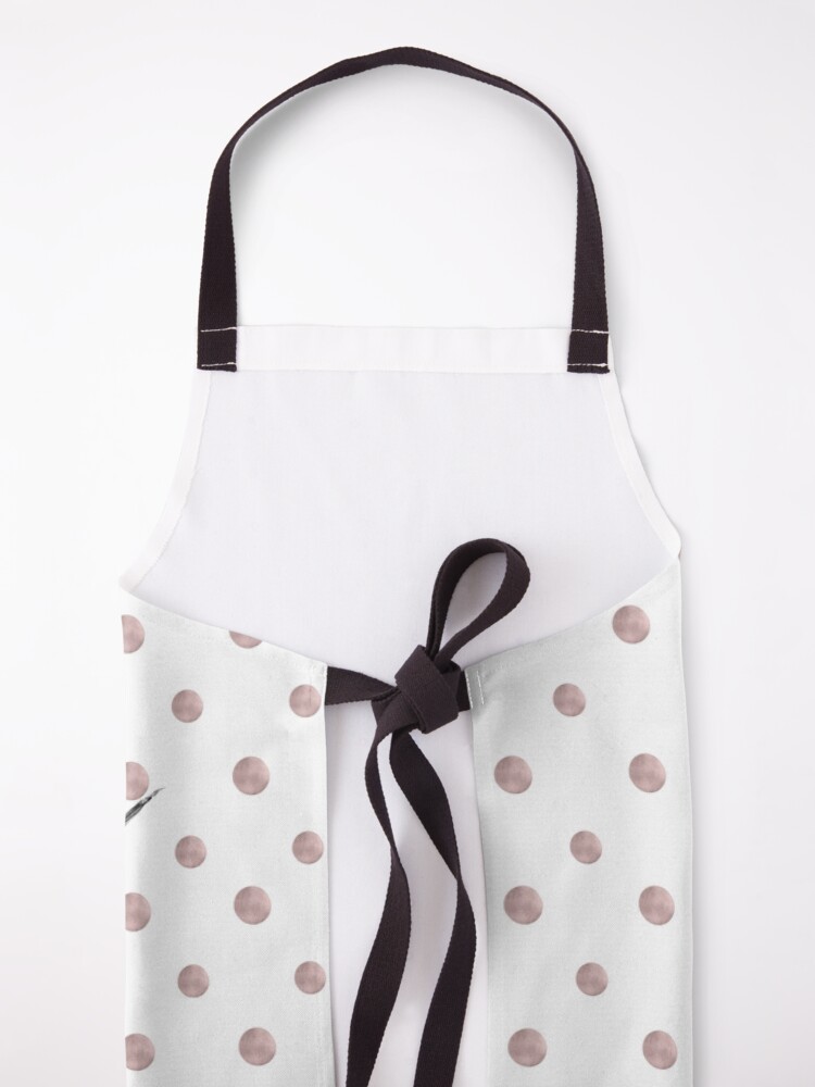 Alternate view of Pineapple Happy Polka Dots Dream #1 #tropical #fruit #decor #art Apron