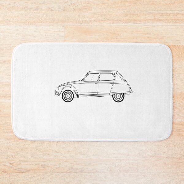 Item preview, Cit roen Dyane Outline drawing artwork designed and sold by RJWautographics.