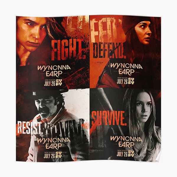 WYNONNA EARP POSTERS COLLAGE SEASON 4 2020 Poster