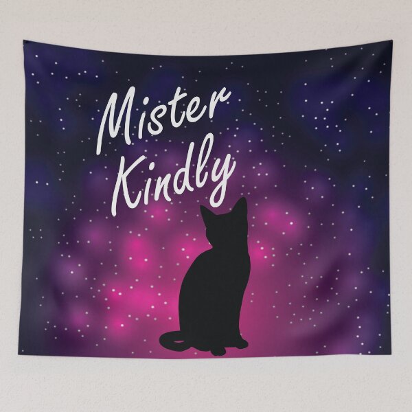 Item preview, Mister Kindly Nevernight Shadow Cat Print  designed and sold by chanzds.