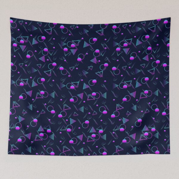 Item preview, Retro Print! Retro Graphic. Retro Shapes. 1980s style. 1980's fashion. designed and sold by ArtsyHart.