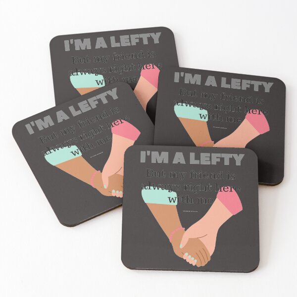 Item preview, I am a lefty, my BFF is always with me designed and sold by PaperDreamPod.