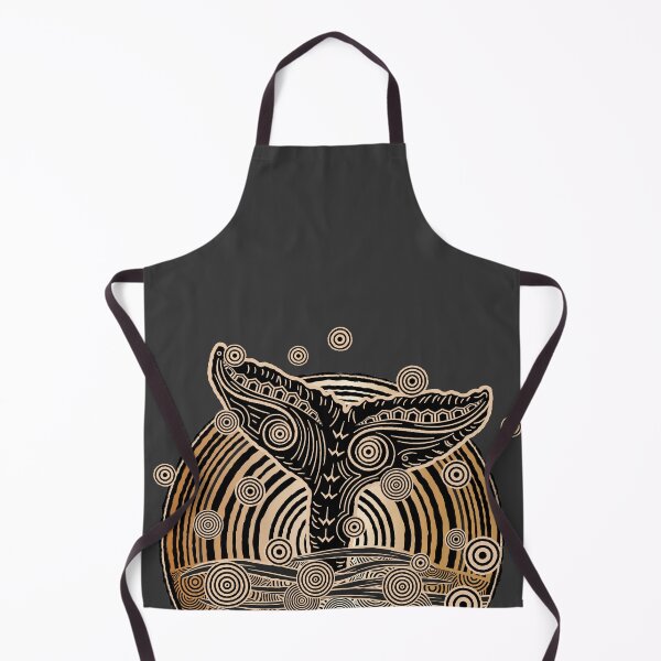 Item preview, Vintage Gold Whales Tail designed and sold by sunnthreads.