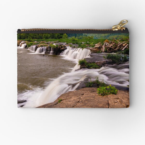 Sandstone Waterfall at Dawn Zipper Pouch