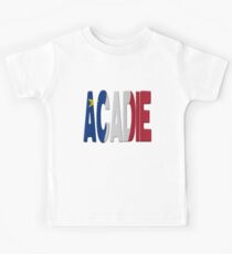 Acadian flag Kids Tee