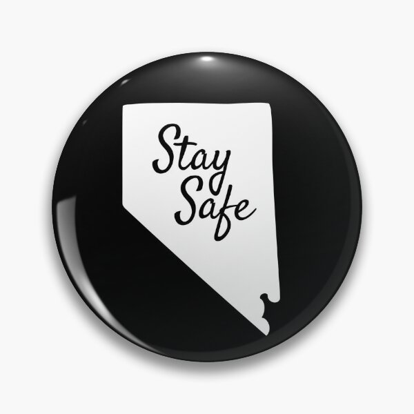 Item preview, Stay Safe Nevada - State Map Mask designed and sold by aheartin2places.